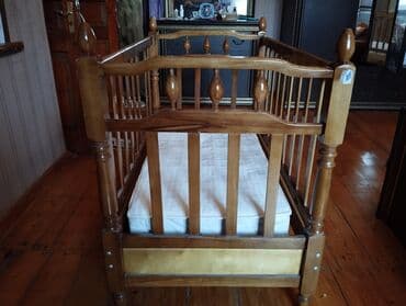 качели для детей: Для девочки и мальчика, Б/у, Колыбель, С матрасом, С механизмом качания — 2