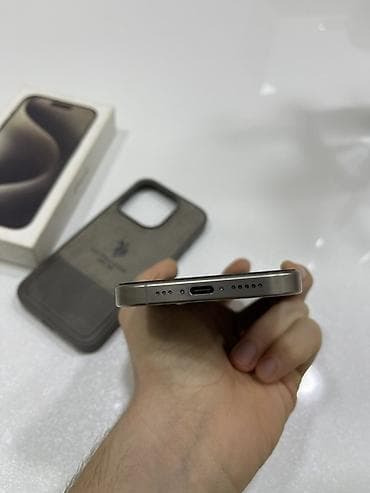iphone 5 's: IPhone 15 Pro, 256 GB, Natural Titanium, Face ID — 6