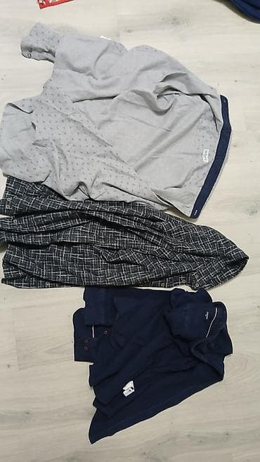 cins jaket: Kişi geyim dəsti – cins şalvarlar və köynəklər Məhsullar: - 2 ədəd — 4