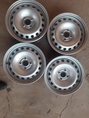 14 lük disk: 4 ədəd polad disk komplekti - Rəng: gümüşü (boyalı polad) - Dəlik — 3