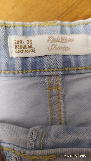 Dəstlər: Джинсовые шорты в идеальном состоянии.Размер S( 36) — 3