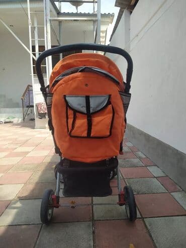usaq pencekleri: Uşaq arabası – portativ, çoxfunksiyalı model (narıncı-boz rəng). - — 2