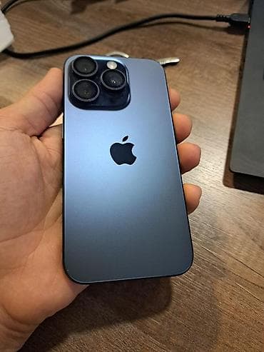 FAW: IPhone 15 Pro, 512 GB, Mavi, Simsiz şarj — 1