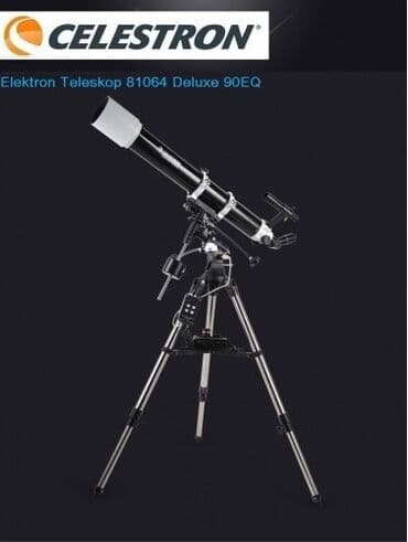 boyuk hovuz: Celestron Teleskop. Optik dizayn Refrakter Diyafram (mm) 90 mm (3.15 — 1