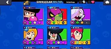 elektro velosiped satisi: Brawl Stars hesabı – tam kolleksiya və yüksək səviyyə - Toplam — 3