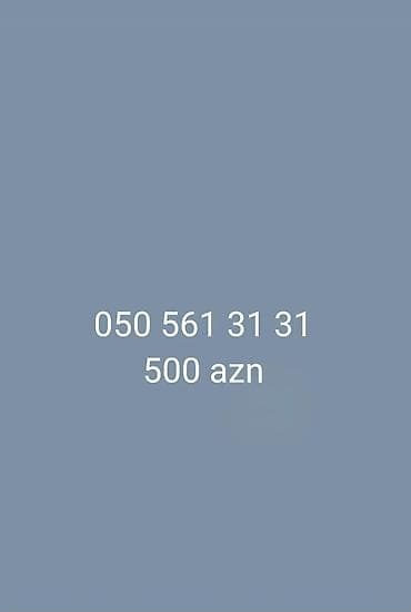 Nömrə: ( 050 ) ( 5613131 )