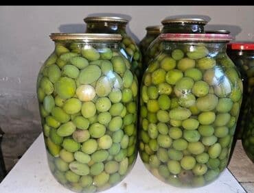 Süd məhsulları və yumurtalar: Məhsul: Bankada yaşıl zeytun turşusu - Şüşə bankalarda bütöv, iri və — 1