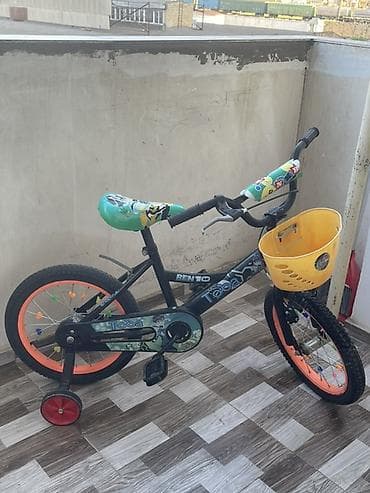 pampers 4: İki təkərli Uşaq velosipedi Toba, 16", sürətlərin sayı: 1 — 3
