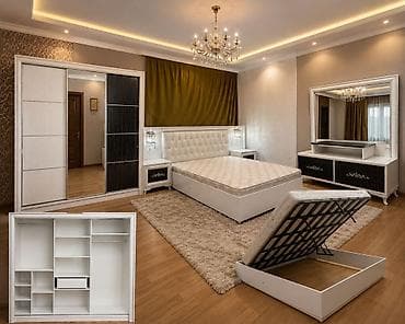İkinəfərlik çarpayı, Dolab, Termo, 2 tumba, İşlənmiş