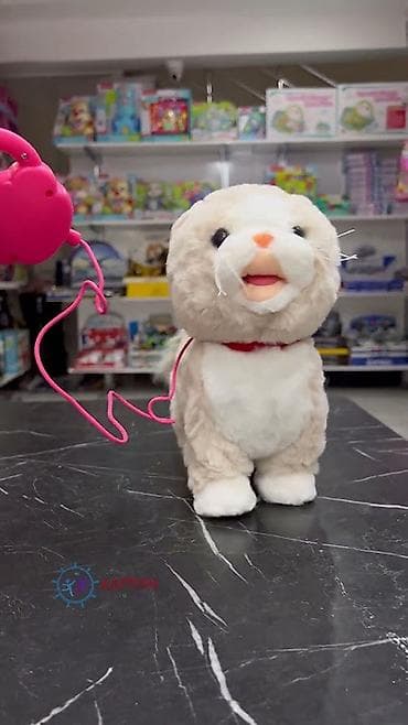 pişik qovan aparat: Uzaqdan idarə olunan interaktiv pişik oyuncağı - Yumşaq plyuş — 3