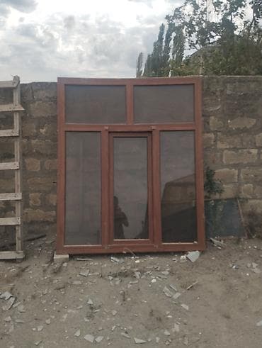 pendir: Ev plastik Pəncərəsi Ölçülər təxmini: - Ümumi hündürlük: təxminən — 1
