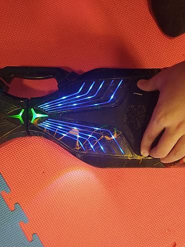 Гироскутеры: Rəngli LED işıqlı elektrikli hoverboard (skuter) bluetooh kolonka var — 4