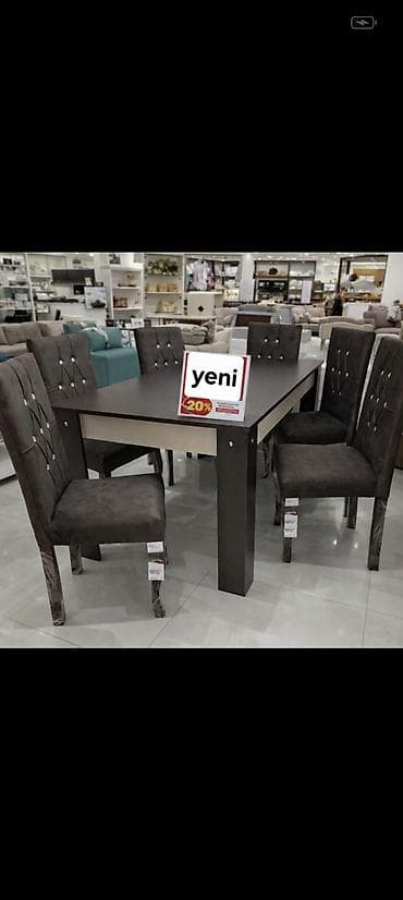 Qonaq otağı üçün, Yeni, 6 stul