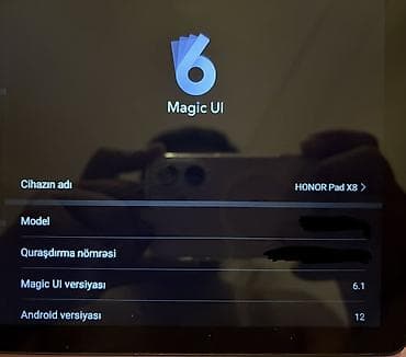 Планшеты: HONOR Pad X8 planşet - Ekran: geniş ölçülü IPS displey, ön kameranın — 3