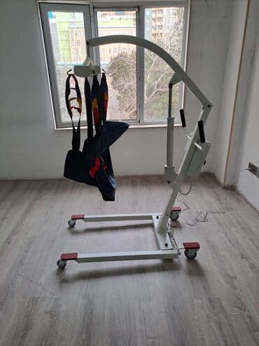 Tulumlar: Əlillər üçün elektrik qaldırıcı Əlil qaldırıcı krani qurqu. Teze — 3