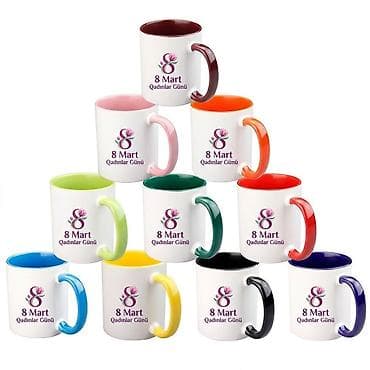 hesam qablari: Fincanlar, rəng - Ağ, Keramika, 1 əd, 300 ml — 2