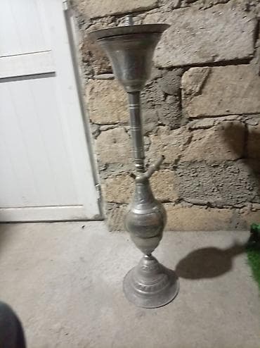 ev masin: Mis qabdan hazırlanmış ənənəvi samovar/qəlyan tipli dekorativ metal — 2