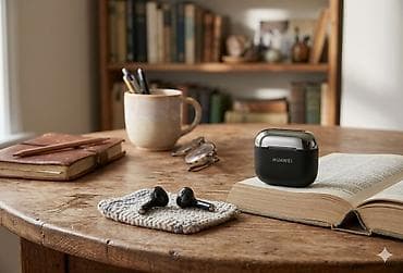 nausniki: İşlənmiş Simsiz (Bluetooth) Qulaqcıqlar, Huawei, rəng - Qara — 3