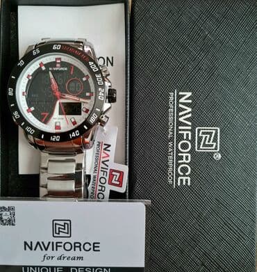 w26 plus smart watch: Yeni, Qol saatı, NaviForce, rəng - Gümüşü — 3