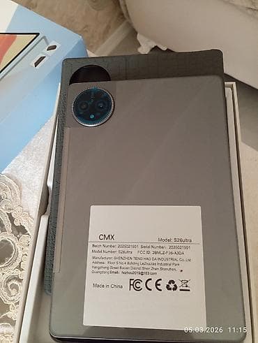 CMX S26 Ultra planşet Xüsusiyyətlər: - Model: CMX S26 Ultra (etiketdə — 1