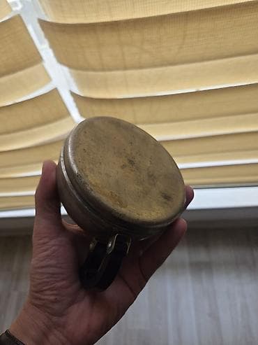 dəm caynik: İşlənmiş, rəng - Qara, Dəm caydanı, 0,3 bucket volume l, SSRİ — 4