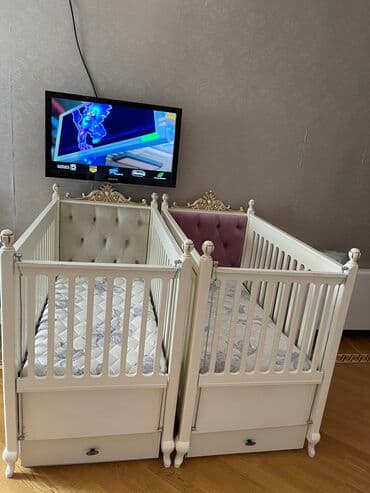 uşaqlar üçün dərin boşqablar: Oğlan və qız üçün, İşlənmiş, Beşik, Matras ilə — 3