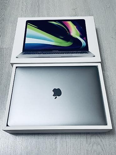 macbook pro i9: Apple MacBook Pro 13"inch 8/256 (Silver)– M2 çipi ilə 95% pil ideal — 7