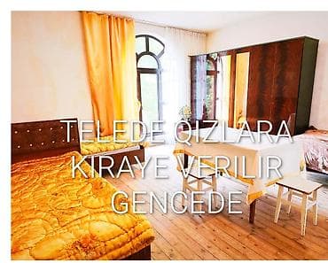 gencede ev: Gəncədə kirayə ev tələbə qızlara verilir. Hər yerə yaxın mənzərəsi — 3