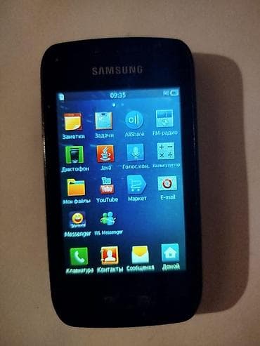 nokia sade telefonlar: Samsung S5380 Wave Y, rəng - Qara, Sensor — 3