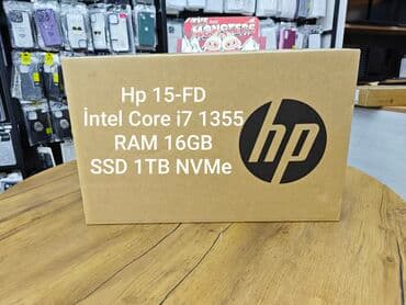 Maqa077: Hp 15-fd0109ci İntel Core i7 1355U up to 5.00GHz RAM 16GB DDR4 3200MHz