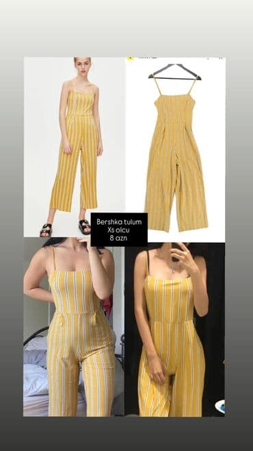 Tulum, Bershka, XS, rəng - Sarı