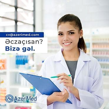 Əczaçı tələb olunur, 30-45 yaş, 1 ildən az təcrübə, 6/1