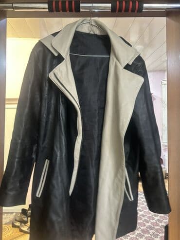 deri godekceler qadin: Plaş, rəng - Qara — 1