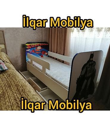 ucuz krafat: Oğlan və qız üçün, Yeni, Çarpayı, Bazasız, Matrassız, Siyirməsiz — 1