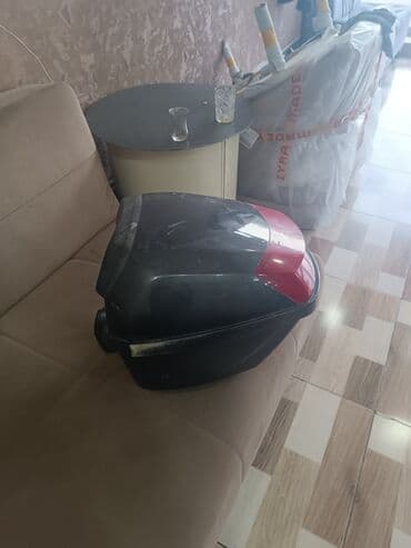 robotlaşdırılmış sürət qutusu: Motosiklet üçün arxa baqaj/qutu (top case) - Rəng: qara korpus — 1