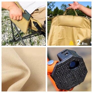 bakıda ovcu mağazaları: Piknik stulu teze mallar 🔺130 kq davamli Qatlanan kreslo Plyaj stulu — 2