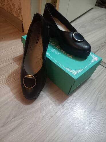 Математика: Балетки, Размер: 38, цвет - Черный, Новый — 1