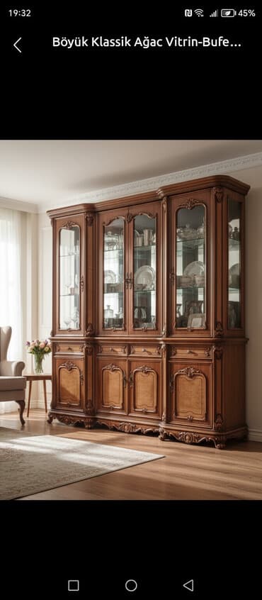 vıtrın: Şüşəli dolab vitrini, İşlənmiş — 1