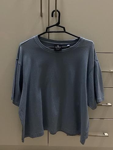 Мужская футболка, PULL&BEAR, XL, цвет - Синий — 1