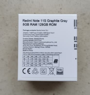 xiaomi mi 11 qiymeti: Redmi Note 11S, 128 GB, rəng - Boz — 1