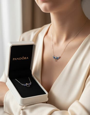 585 eyar qizil qiymeti: 🌸 Материал: серебро 925 пробы 🪽 Дизайн: подвеска в форме двух крыльев — 1