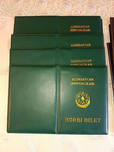 Степлеры: Hərbi bilet üçün üzlük. - 9 ədəd - Yaşıl rəngdə, üzərində “Azərbaycan at lalafo.az — 2 Степлеры: Hərbi bilet üçün üzlük. - 9 ədəd - Yaşıl rəngdə, üzərində “Azərbaycan — 2