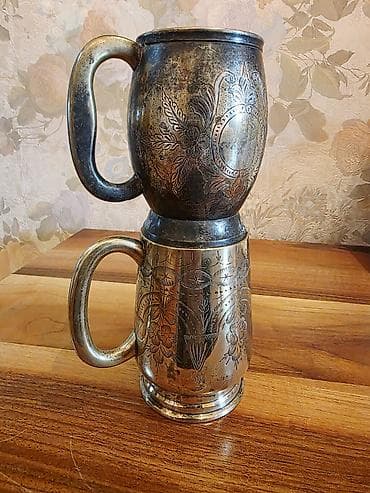 bezek esyasi: Fincanlar, rəng - Qızılı, Metal, 2 ədədli dəst — 5