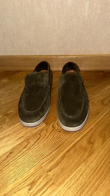 ayaqqab: Ayaqqabı loafer - Model: Summer Walk - Rəng: zeytun-yaşıl (olive) - — 2