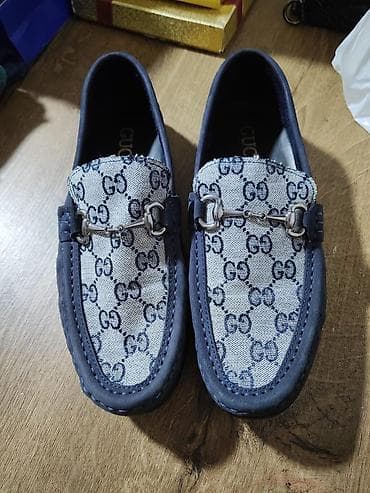 makasin: Gucci, Ölçü: 41, rəng - Göy, Yeni — 1