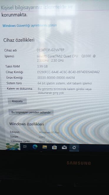işlənmiş kamputer: HP Masaüstü Komputer Monitorsuz Satılır Ancaq Sistem Bloku Tam — 3