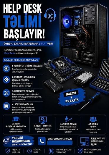 termal printer: Kompüter kursu: Kompüter təmiri, Qrup — 1