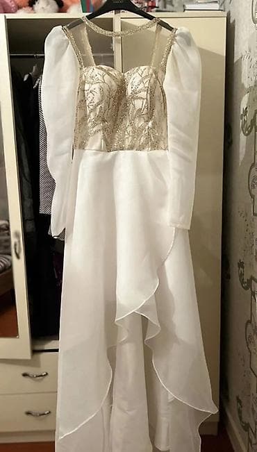 aşırma donlar: Ağ ziyafət/libas – klassik və eleqant dizayn - Rəng: qar-bəyaz - Üst — 3