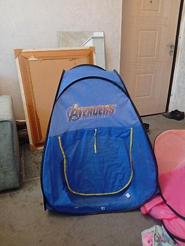 CD, DVD disklər və kassetlər: Uşaq oyuncağı – Avengers temalı oyun çadırı - Dizayn: Avengers — 3