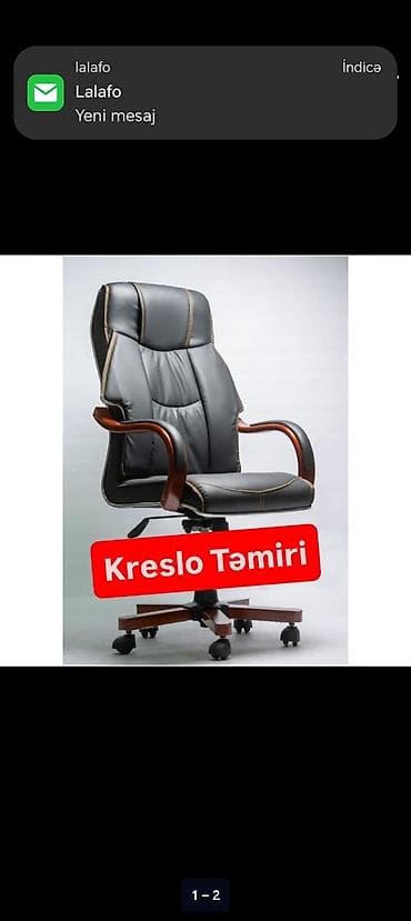 Kreslo təmiri və bərpası satış,ünvana çatdırılma, keyfiyyətli iş